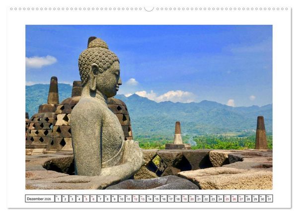 Produktbild: Indonesien. Bali - Java - Sulawesi (Wandkalender 2026 DIN A2 quer), CALVENDO Monatskalender