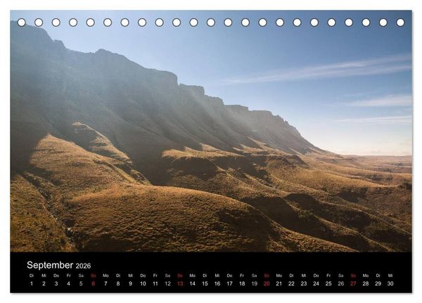 Produktbild: Wundersch&ouml;nes S&uuml;dafrika (Tischkalender 2026 DIN A5 quer), CALVENDO Monatskalender