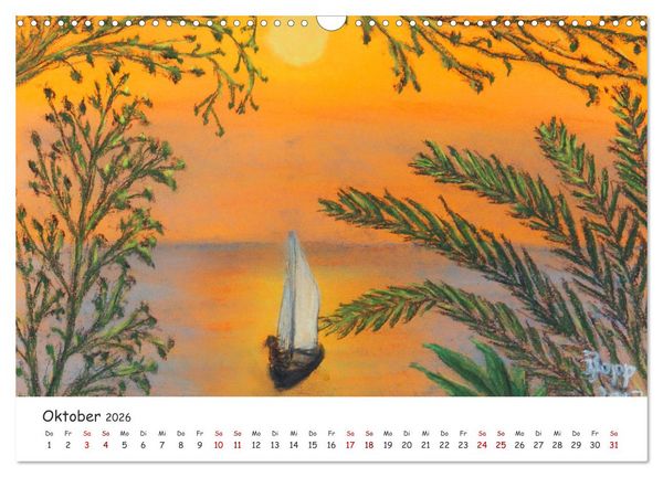 Produktbild: Urlaubsstimmung f&uuml;r das ganze Jahr (Wandkalender 2026 DIN A3 quer), CALVENDO Monatskalender