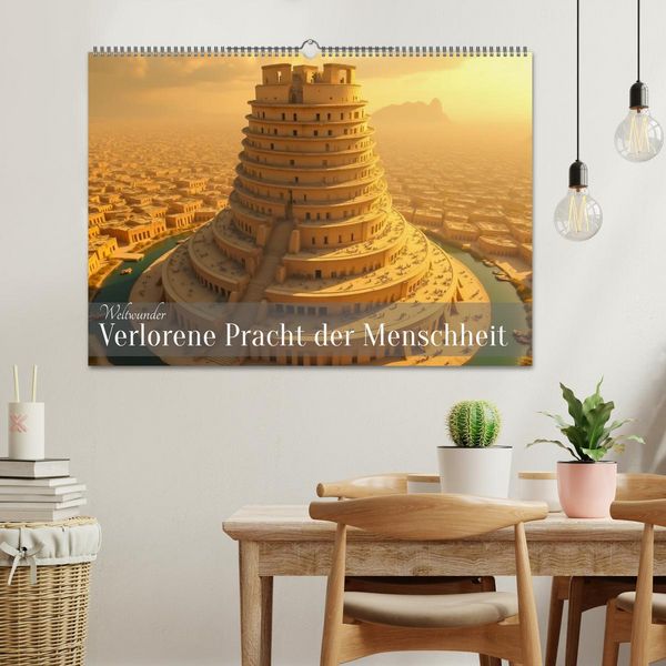 Produktbild: Weltwunder - Verlorene Pracht der Menschheit (Wandkalender 2026 DIN A2 quer), CALVENDO Monatskalender