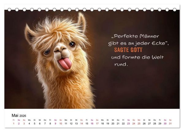 Produktbild: Tierische Klugschei&szlig;er (Tischkalender 2026 DIN A5 quer), CALVENDO Monatskalender
