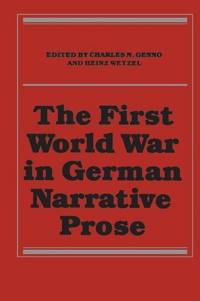 Produktbild: The First World War in German Narrative Prose