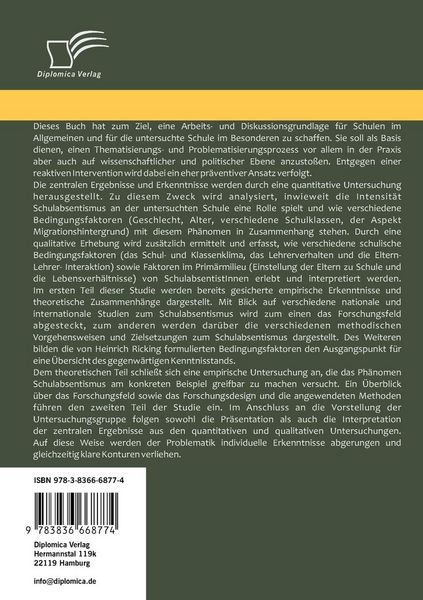 Produktbild: Schulabsentismus - Anl&auml;sse, Bedingungen, Hintergr&uuml;nde