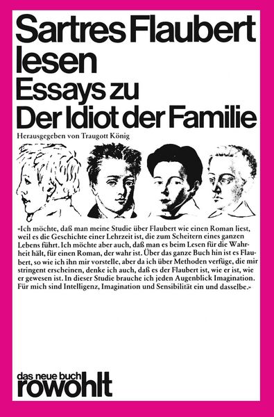 Produktbild: Sartres Flaubert lesen