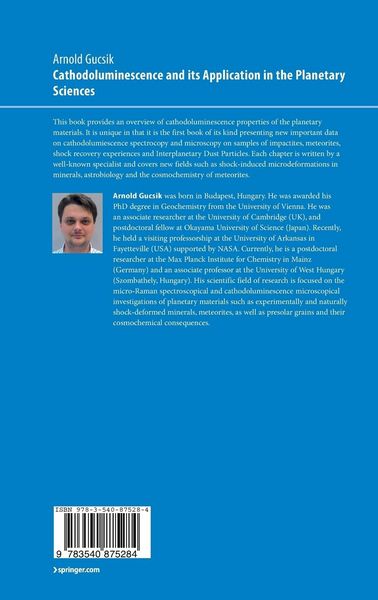 Produktbild: Cathodoluminescence and its Application in the Planetary Sciences