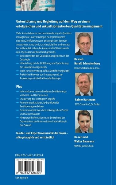 Produktbild: Qualit&auml;tsmanagement und Zertifizierung in der Onkologie