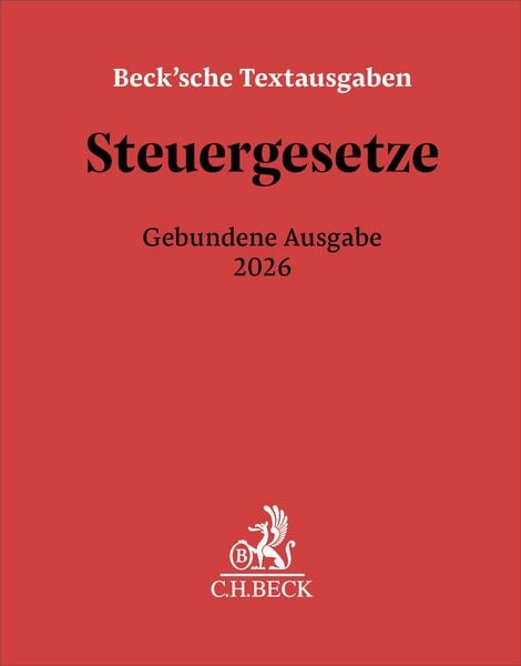 Produktbild: Steuergesetze Gebundene Ausgabe 2026