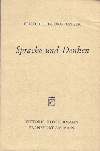 Produktbild: Sprache und Denken