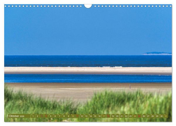 Produktbild: BORKUM Entdeckungen (Wandkalender 2026 DIN A3 quer), CALVENDO Monatskalender