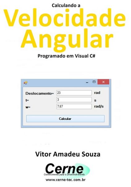 Produktbild: Calculando A Velocidade Angular Programado Em Visual C#