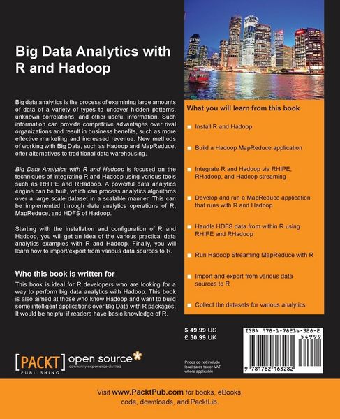 Produktbild: Big Data Analytics with R and Hadoop