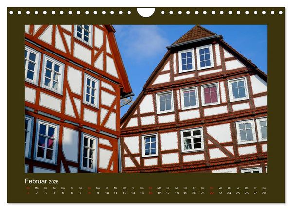 Produktbild: Fachwerk in Nordhessen (Wandkalender 2026 DIN A4 quer), CALVENDO Monatskalender
