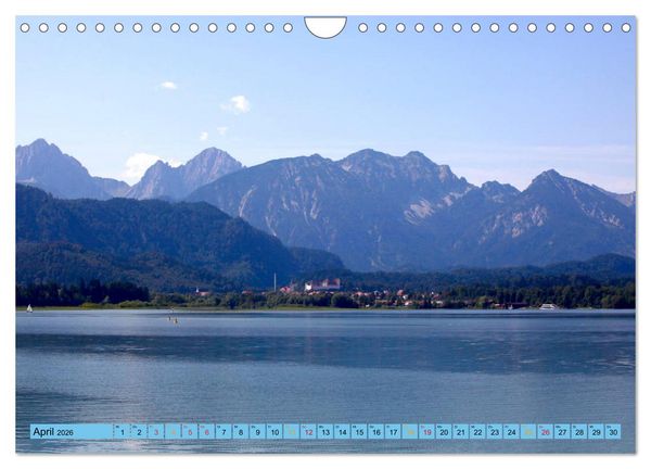 Produktbild: Sch&ouml;ner Forggensee (Wandkalender 2026 DIN A4 quer), CALVENDO Monatskalender