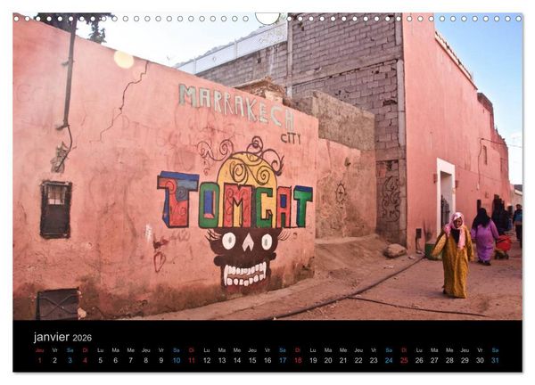 Produktbild: COULEURS DU MAROC (Calendrier mural 2026 DIN A3 vertical), CALVENDO calendrier mensuel