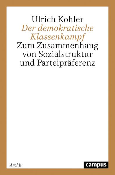 Produktbild: Der demokratische Klassenkampf