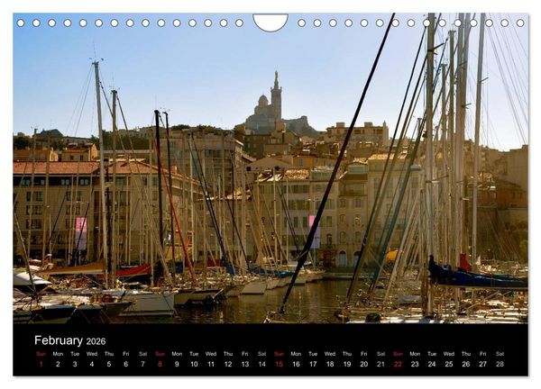Produktbild: Marseille in my Heart (Wall Calendar 2026 DIN A4 landscape), CALVENDO 12 Month Wall Calendar