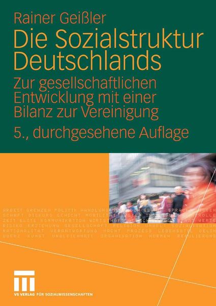 Produktbild: Die Sozialstruktur Deutschlands