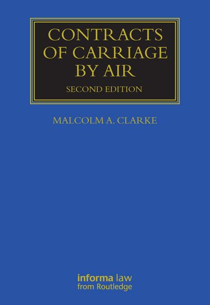 Produktbild: Contracts of Carriage by Air