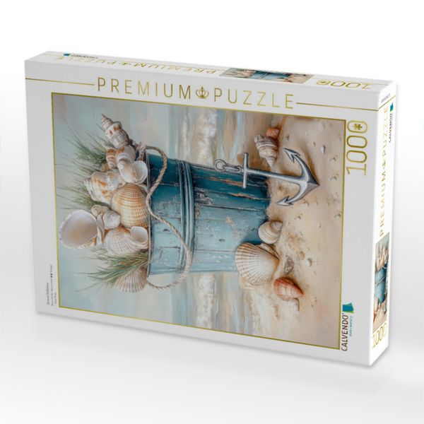Produktbild: CALVENDO Puzzle Strand-Stillleben | 1000 Teile Lege-Gr&ouml;&szlig;e 64x48cm Foto-Puzzle f&uuml;r gl&uuml;ckliche Stunden