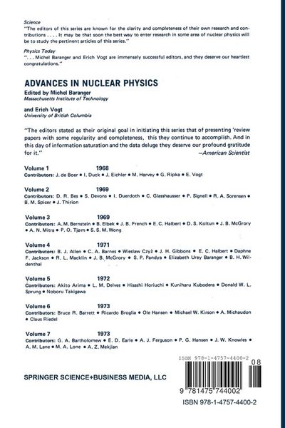 Produktbild: Advances in Nuclear Physics