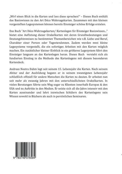 Produktbild: Art Deco Wahrsagekarten