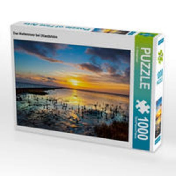 CALVENDO Puzzle Das Wattenmeer bei Utlandshörn 1000 Teile Lege-Größe 64 x 48 cm Foto-Puzzle Bild von H. Dreegmeyer