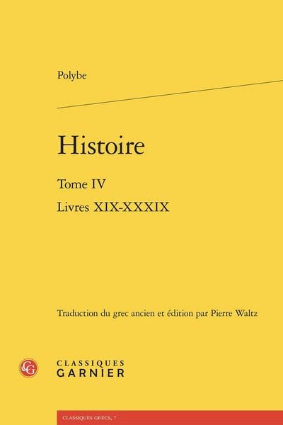 Produktbild: Histoire Tome 4 : Livres Xix-Xxxix