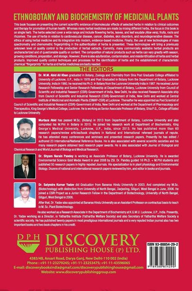 Produktbild: Ethnobotany and Biochemistry Of Medicinal Plants