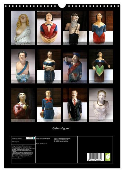 Produktbild: Galionsfiguren (Wandkalender 2026 DIN A3 hoch), CALVENDO Monatskalender
