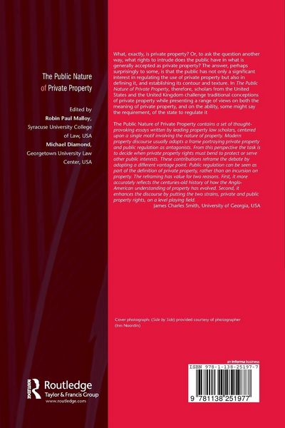 Produktbild: The Public Nature of Private Property