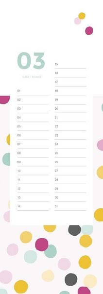 Produktbild: Geburtstagskalender Patterns