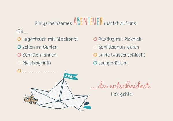 Produktbild: Komm, lass uns was erleben! Gutscheine f&uuml;r gemeinsame Zeit. Kartenbox