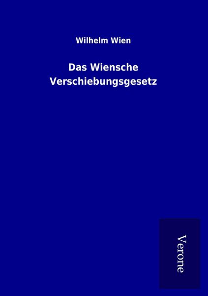 Produktbild: Das Wiensche Verschiebungsgesetz