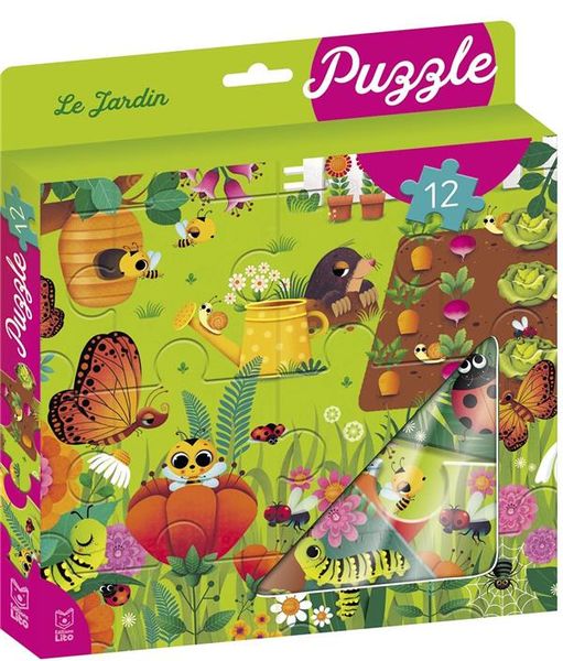 Produktbild: Le jardin : puzzle 12 pi&egrave;ces