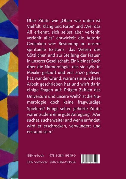 Produktbild: "OBEN WIE UNTEN" ist Vielfalt, Klang und Farbe