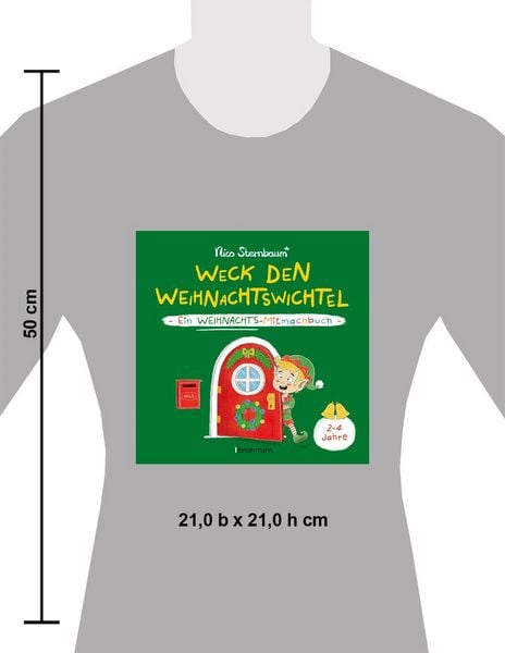 Produktbild: Weck den Weihnachtswichtel. Ein Weihnachts-Mitmachbuch. Zum Sch&uuml;tteln, Schaukeln, Pusten und mehr. Von 2 bis 4 Jahren