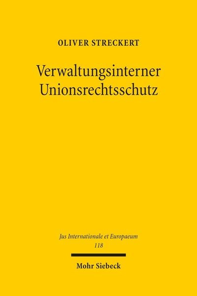 Produktbild: Verwaltungsinterner Unionsrechtsschutz