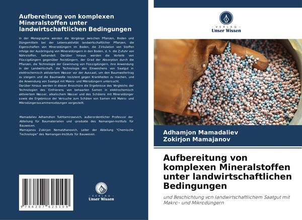 Produktbild: Aufbereitung von komplexen Mineralstoffen unter landwirtschaftlichen Bedingungen