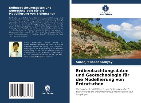 Produktbild: Erdbeobachtungsdaten und Geotechnologie f&uuml;r die Modellierung von Erdrutschen