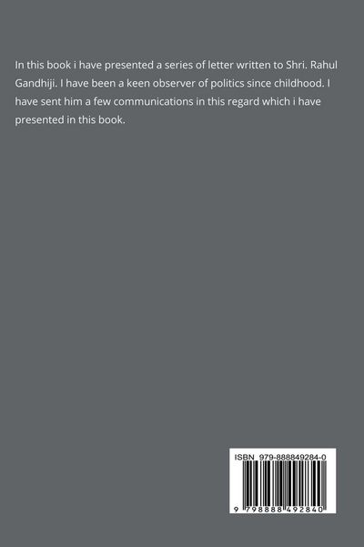 Produktbild: Letters from a follower, Charu Gupta, to the leader, 'Mr. Rahul Gandhi'.