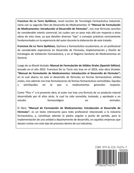 Produktbild: Manual de Formulaci&oacute;n de Medicamentos