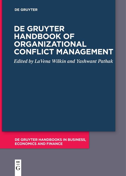 Produktbild: De Gruyter Handbook of Organizational Conflict Management