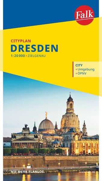 Produktbild: Falk Cityplan Dresden 1:20.000 LZ bis 2027