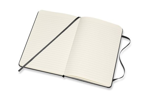 Produktbild: Moleskine Notizbuch Medium, Liniert, Schwarz