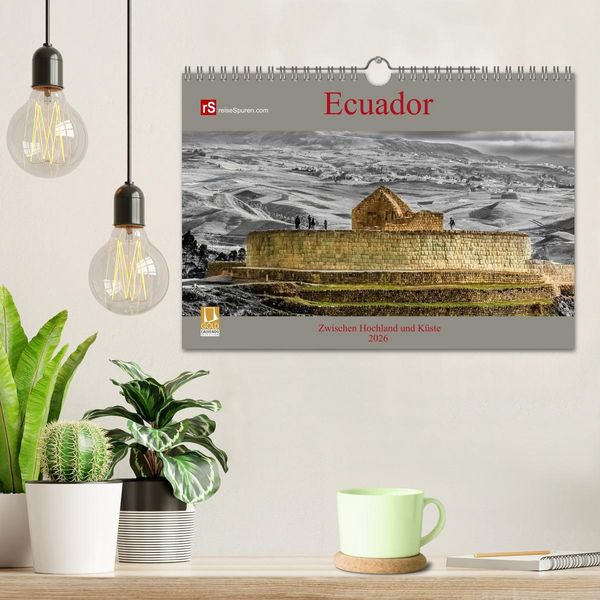 Produktbild: Ecuador 2026 Zwischen Hochland und K&uuml;ste (Wandkalender 2026 DIN A4 quer), CALVENDO Monatskalender