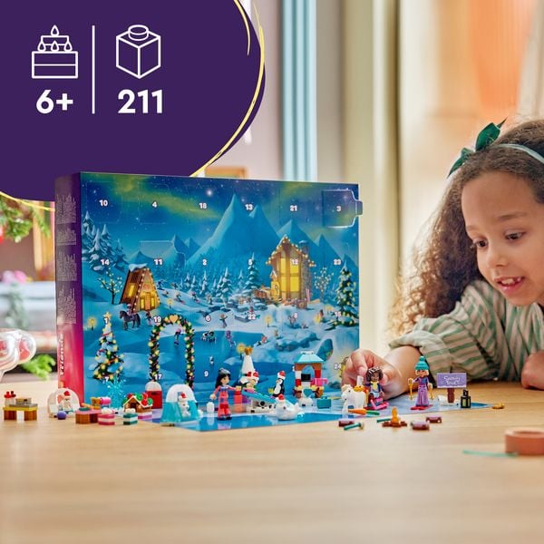Produktbild: LEGO Friends Adventskalender 2026 Weihnachtsspielzeug ab 6 Jahren 42698