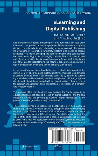 Produktbild: eLearning and Digital Publishing