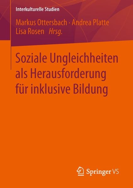Produktbild: Soziale Ungleichheiten als Herausforderung f&uuml;r inklusive Bildung