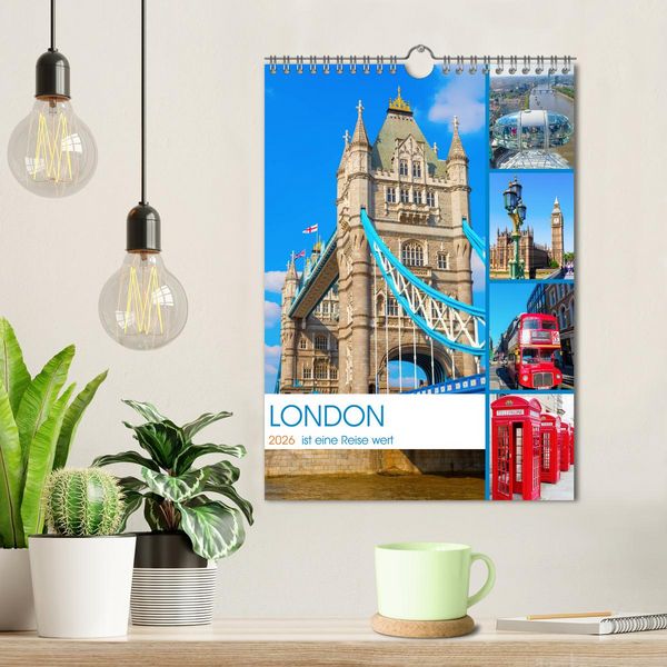 Produktbild: London ist eine Reise wert (Wandkalender 2026 DIN A4 hoch), CALVENDO Monatskalender