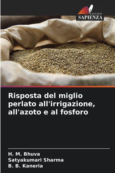 Produktbild: Risposta del miglio perlato all'irrigazione, all'azoto e al fosforo